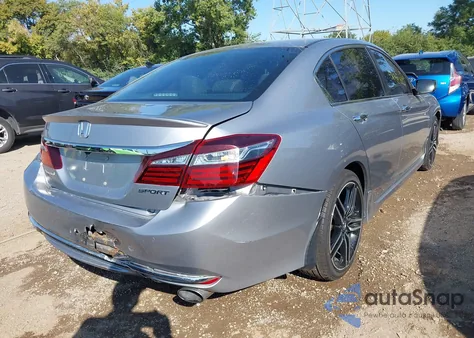 2016 Honda Accord Sport z USA, uszkodzony, nr VIN 1HGCR2F56GA165686